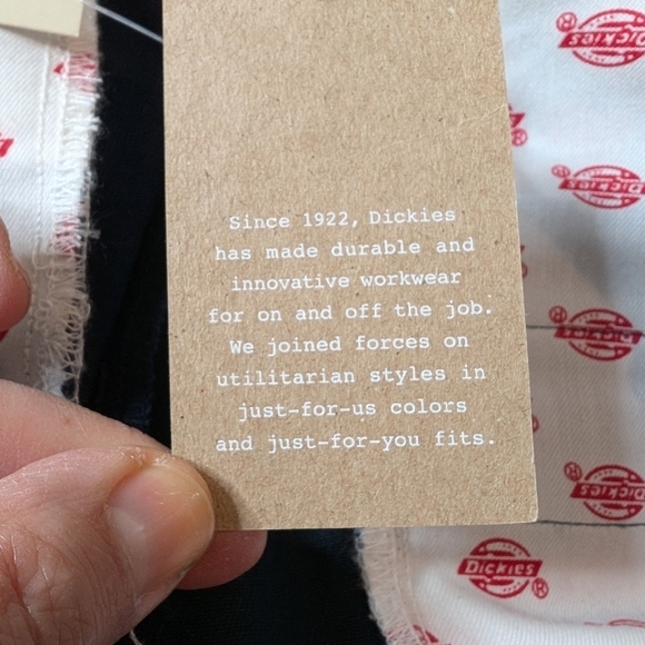 Madewell x Dickies twill cropped pants navy sz 14 NWT - Picture 10 of 11